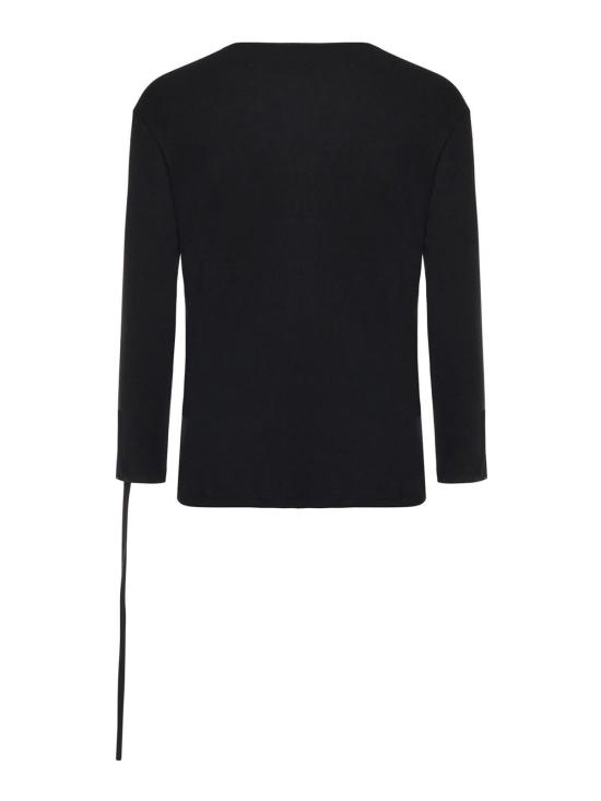 26SS 앤 드뮐미스터 민소매 티셔츠 B0013820FA659099 Black - ANN DEMEULEMEESTER