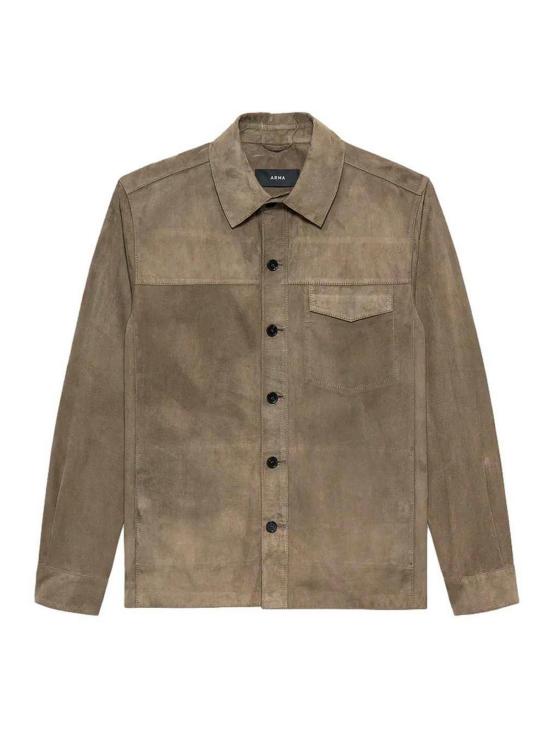 25FW 아르마 가죽 자켓 001G256004SOIL Brown