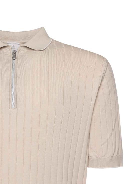 26SS 일레븐티 폴로 티셔츠 M76MAGM63MAG0M0410301 Taupe - ELEVENTY