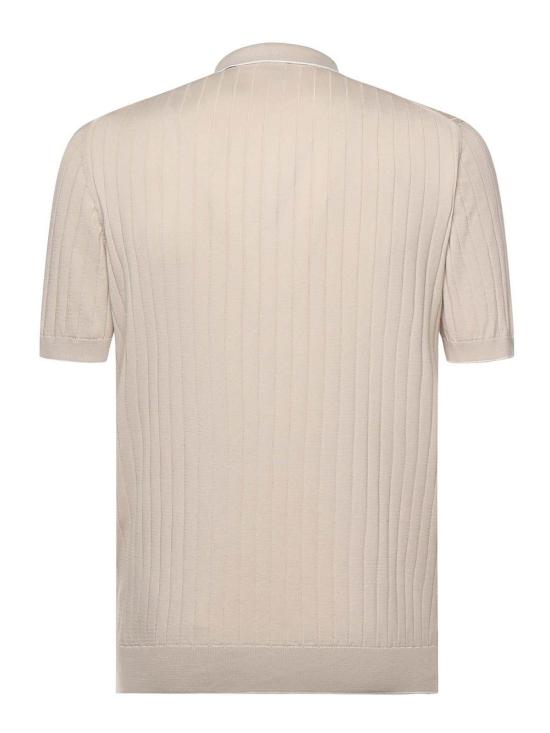 26SS 일레븐티 폴로 티셔츠 M76MAGM63MAG0M0410301 Taupe - ELEVENTY