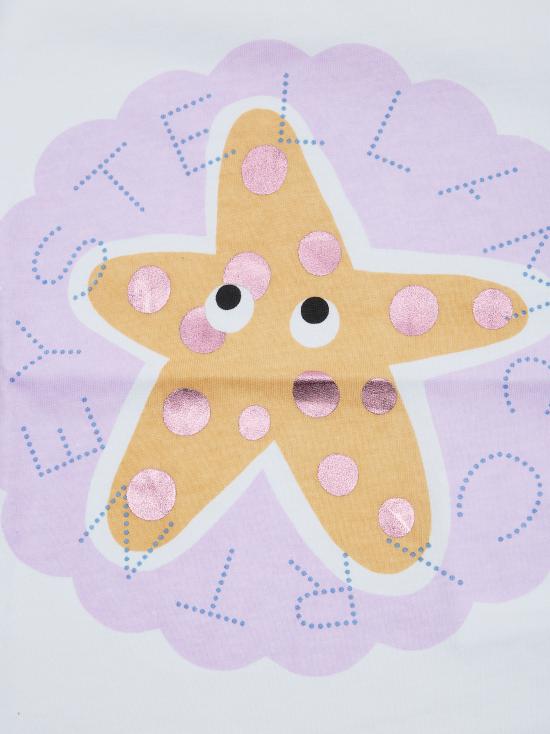 26SS [키즈] 스텔라 맥카트니 티셔츠 TY8051Z0434 100 BIANCO - STELLA MCCARTNEY