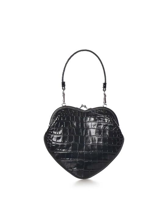 26SS 비비안웨스트우드 벨 하트 프레임 퍼스 4B01000CWL0098N401 Black - VIVIENNE WESTWOOD