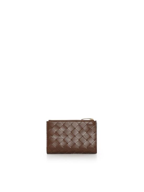 26SS 보테가베네타 인트레치아토 미디움 반지갑 749940VCPP62836 Beige - BOTTEGA VENETA