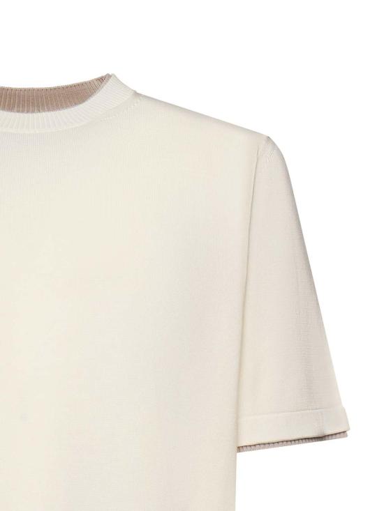 26SS 일레븐티 반팔 티셔츠 M76MAGM31MAG0M0150102 White - ELEVENTY