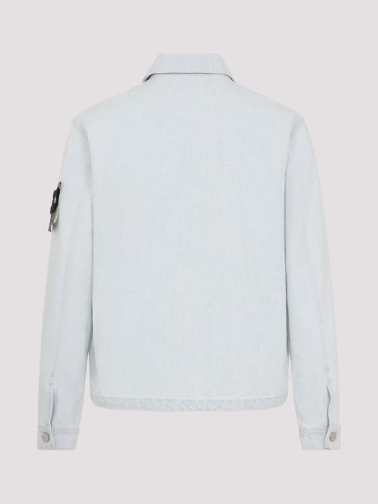26SS 스톤 아일랜드 데님 코치 자켓 L1S144100006S00J9VJ203 Light Grey - STONE ISLAND