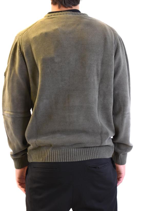  에어로노티카 밀리터리 스웨터 242MA1515L539 military green - AERONAUTICA MILITARE