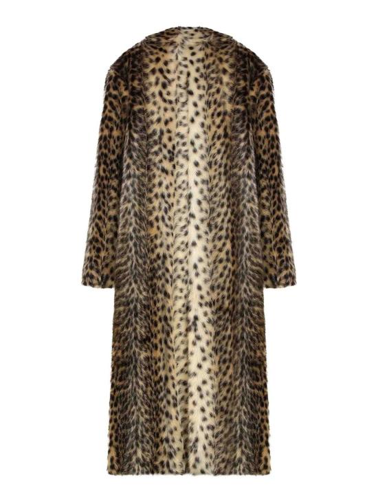 25FW 비비 쿠튀르 무스탕 LEOPARDLEO Brown - B&B COUTURE