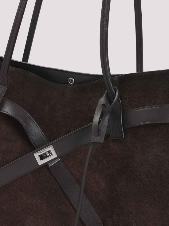 26SS 발렌시아가 벨 에어 토트백 라지 8456132ACCH2308 Brown - BALENCIAGA