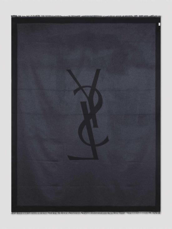 25FW 생로랑 머플러/스카프 8358463Y0091061 Black - SAINT LAURENT