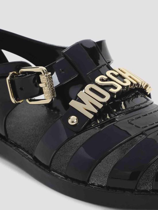 26SS 모스키노 샌들 MA16501G1OM20000 Black - MOSCHINO