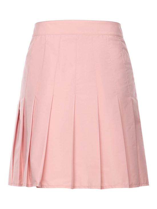 26SS 버버리 플리티드 스트레치 나일론 미니 스커트 8118149 Nude Neutrals - BURBERRY