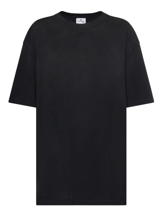 26SS 쿠레쥬 반팔 티셔츠 126JTS237JS02739999 Black