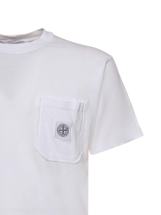 26SS 스톤 아일랜드 반팔 티셔츠 L1S152100032S0057V0001 White - STONE ISLAND