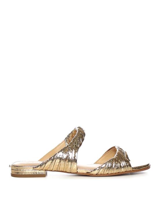 26SS 마이클 코어스 샌들 40R6KIFS1M740 Gold