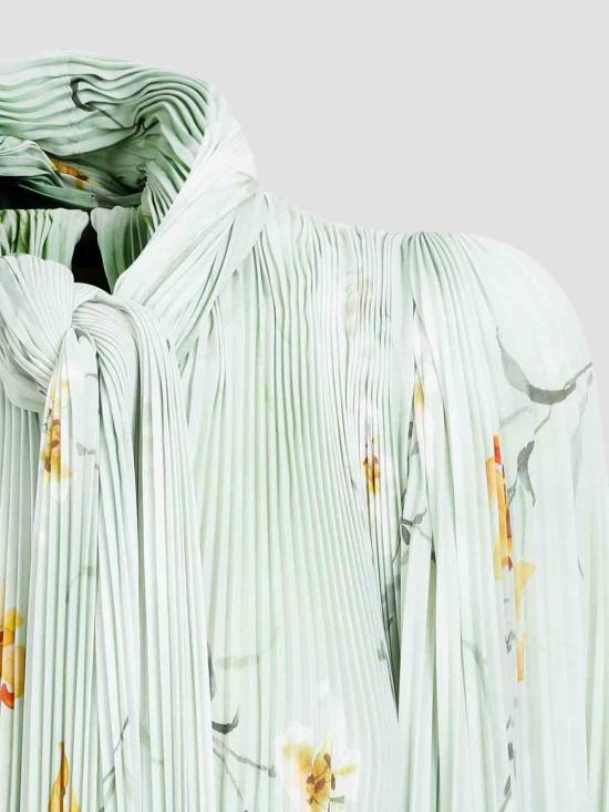  발렌시아가 블라우스 768704TPL323001 Green - BALENCIAGA