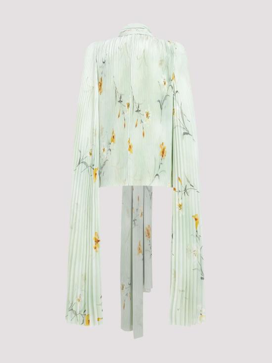  발렌시아가 블라우스 768704TPL323001 Green - BALENCIAGA