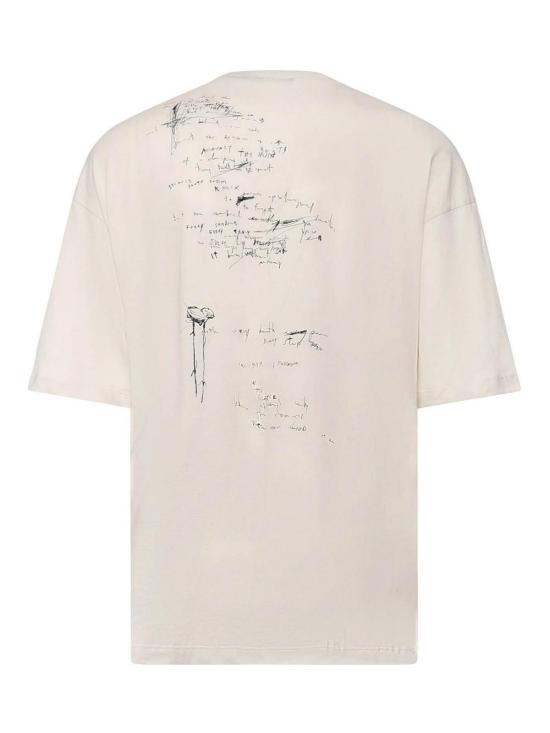 26SS 앤 드뮐미스터 반팔 티셔츠 B0013826FA206003 White - ANN DEMEULEMEESTER