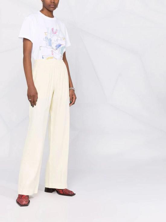  골든구스 스트레이트 팬츠 GWP00821P00071120106 Yellow - GOLDEN GOOSE