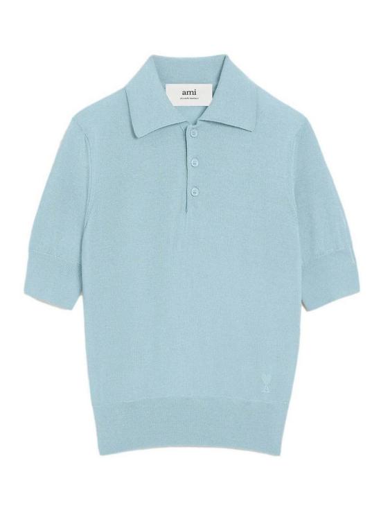 25FW 아미 폴로 티셔츠 FPL412KN00664506 Blue