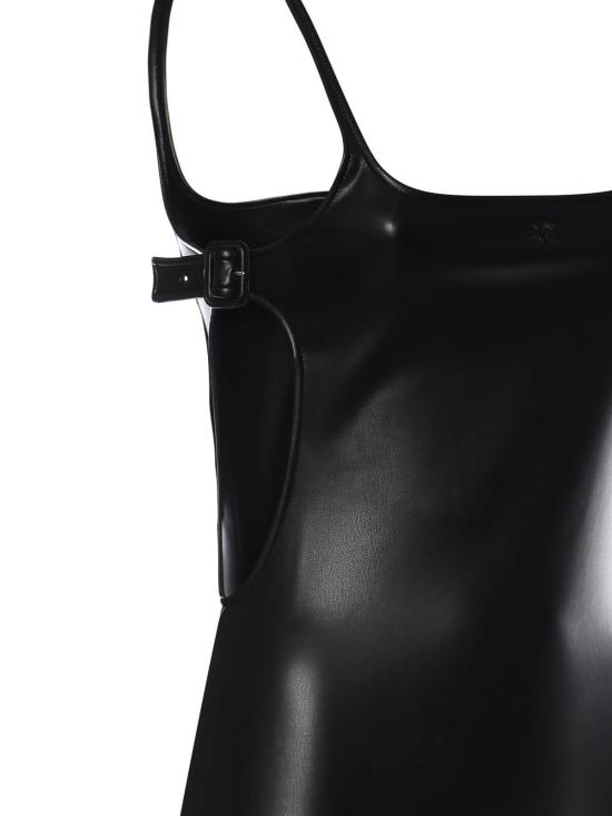 26SS 쿠레쥬 민소매 티셔츠 126JMB055PU00499999 Black - COURREGES