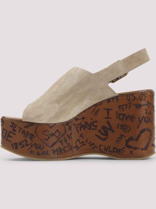 26SS 끌로에 샌들 CH25A10GRY751 Camel - CHLOE