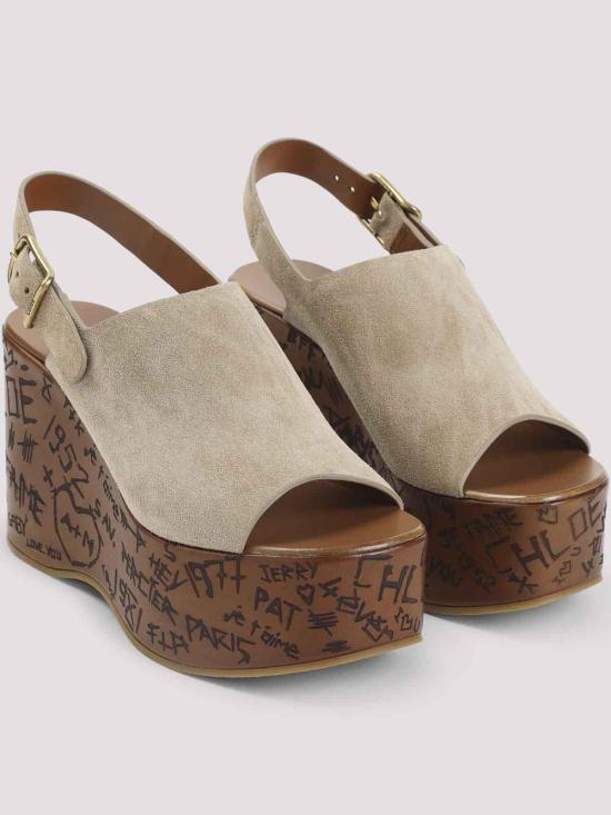 26SS 끌로에 샌들 CH25A10GRY751 Camel - CHLOE