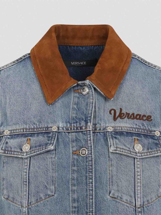 26SS 베르사체 미디 스커트 10226951A167511D800 Medium Wash - VERSACE