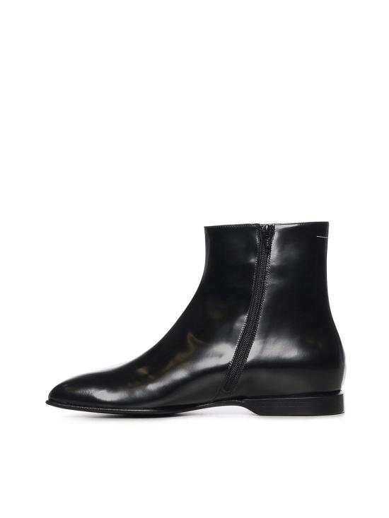 26SS MM6 메종마르지엘라 레더 앵클 부츠 SH1WU0013P7137T8013 Black - MM6 MAISON MARGIELA