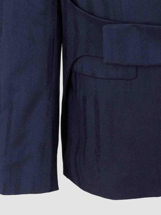  오프화이트 자켓 OMEN077F23FAB0014700 Animal Print - OFF WHITE