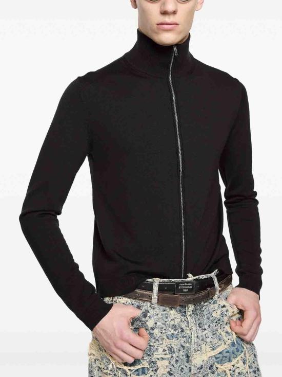 25FW 아크네 스튜디오 가디건 B60365900 Black - ACNE STUDIOS