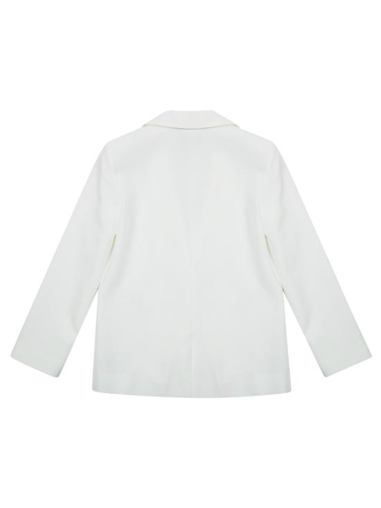 26SS [키즈] 파트리지아페페 자켓 7S0277A5555 W146 BIANCO - PATRIZIA PEPE