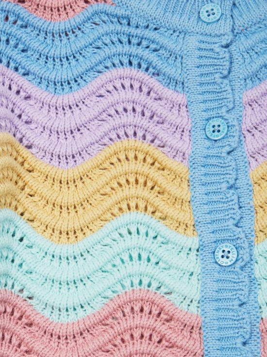 26SS [키즈] 스텔라 맥카트니 가디건 TY9B10Z2922 999 AZZURRO - STELLA MCCARTNEY