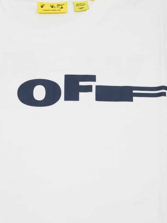 26SS [키즈] 오프화이트 티셔츠 44BAA002S26J00A 100 BIANCO - OFF WHITE
