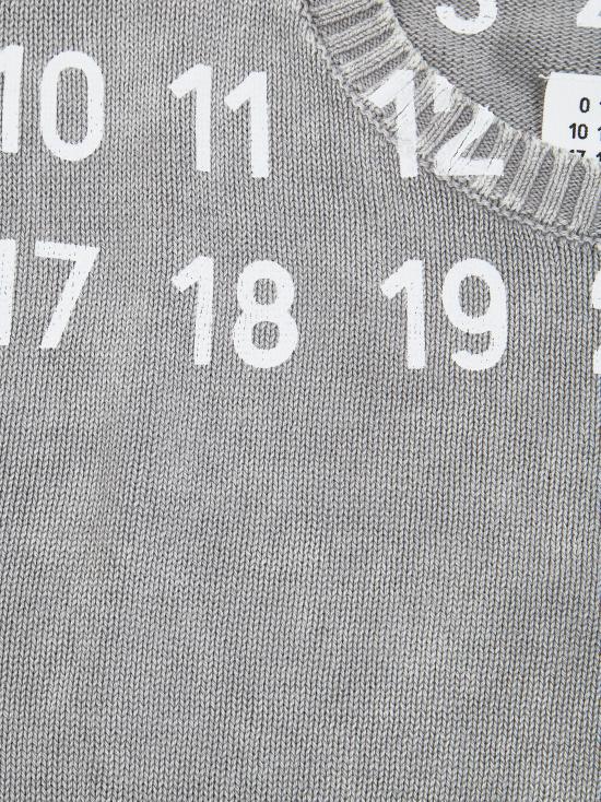 26SS [키즈] MM6 메종마르지엘라 가디건 M61027 MM07W M6907 GRIGIO - MM6 MAISON MARGIELA