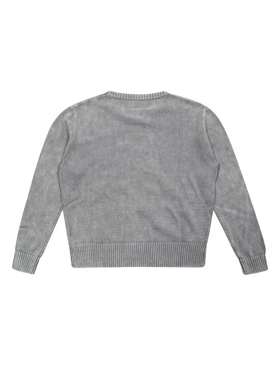 26SS [키즈] MM6 메종마르지엘라 가디건 M61027 MM07W M6907 GRIGIO - MM6 MAISON MARGIELA