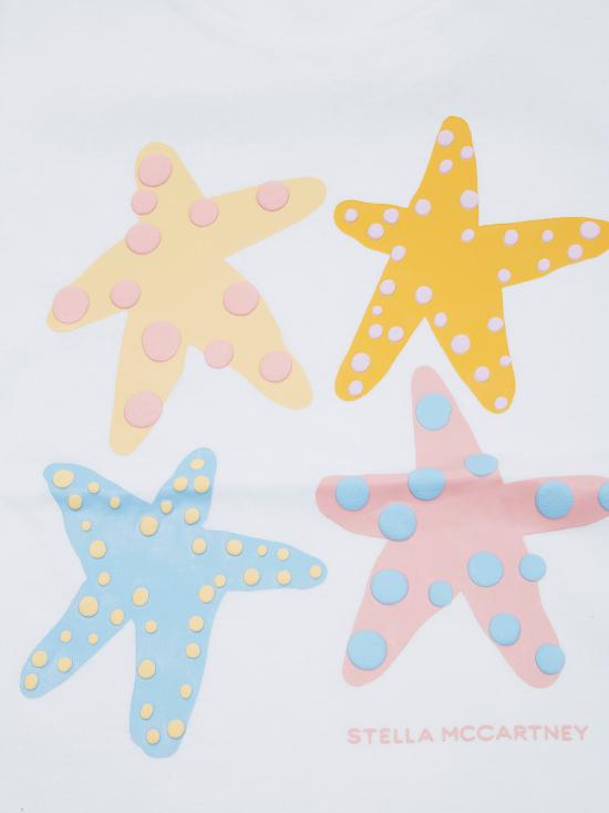 26SS [키즈] 스텔라 맥카트니 티셔츠 TY8A81Z0434 100 BIANCO - STELLA MCCARTNEY