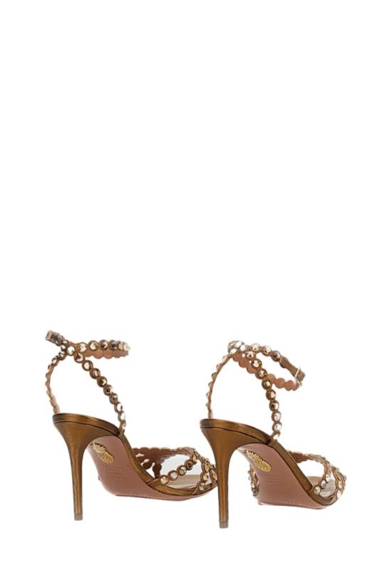 26SS 아쿠아주라 샌들 TQLMIDS0CYNBRA Brown - AQUAZZURA