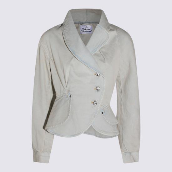 26SS 비비안웨스트우드 데님 자켓 1901001HW01C1B412 Neutrals - VIVIENNE WESTWOOD