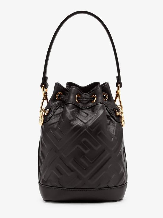 26SS 펜디 몬트레조 레더 미니 백 8BS093ANWT F0KUR Black - FENDI