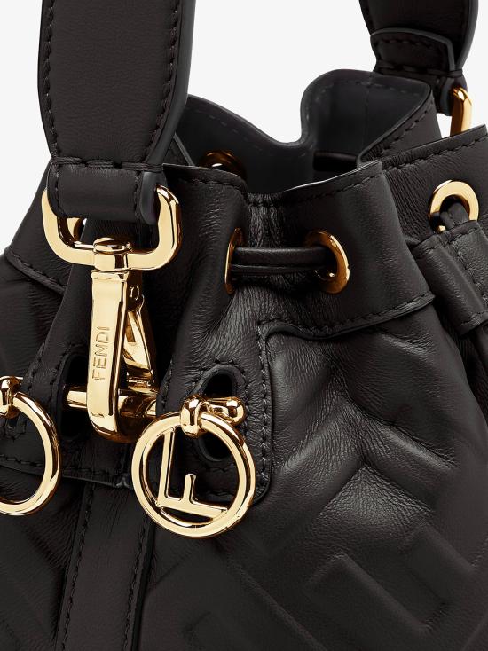 26SS 펜디 몬트레조 레더 미니 백 8BS093ANWT F0KUR Black - FENDI