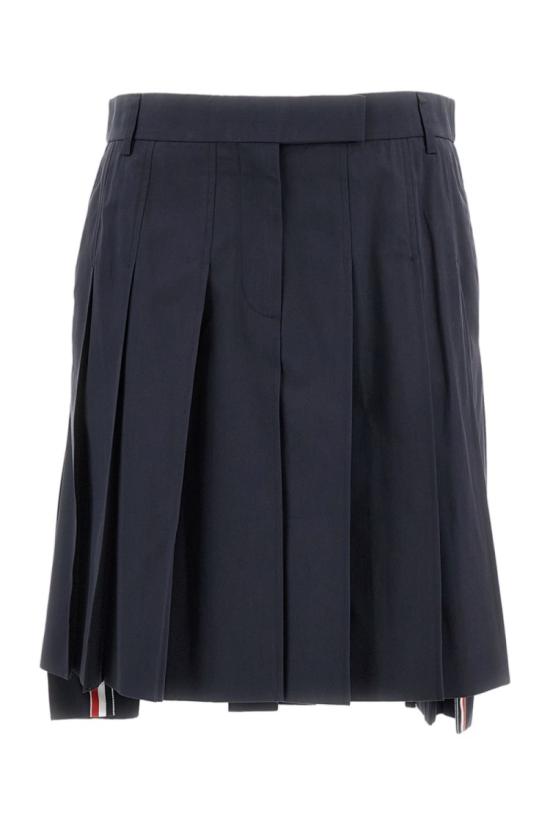 26SS 톰브라운 코튼 수트 플리츠 스커트 FGCA40UF1063415 Blue