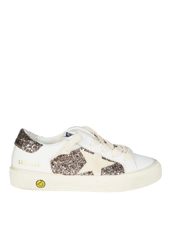 26SS [키즈] 골든구스 스니커즈 GYF00715 F005321 116 OPTIC WHITE CINDER SEED PEARL 11694 ORO