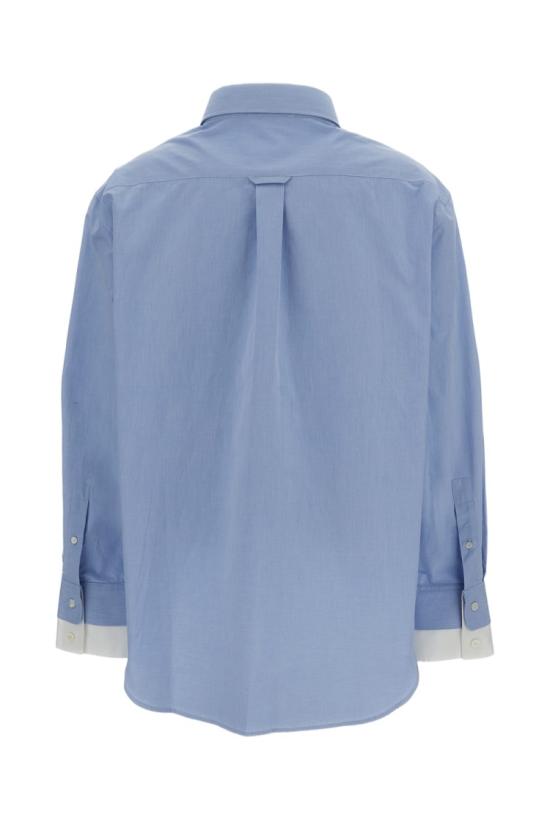 26SS 아크네 스튜디오 레이어드 버튼업 AC0790CN2 Blue - ACNE STUDIOS