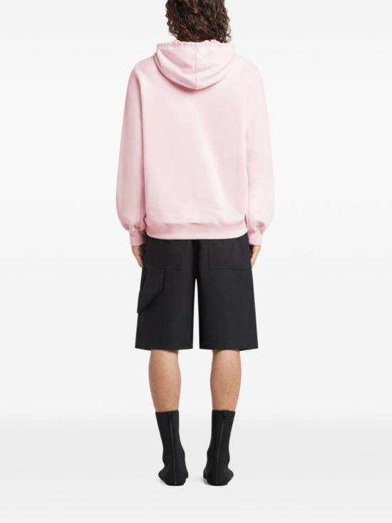 26SS 쿠레쥬 후드 티셔츠 126JHO049JS0266 5022 Pink - COURREGES