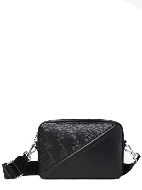 26SS 펜디 다이애그널 카메라 케이스 7M0286AQW1 F0GXN Black