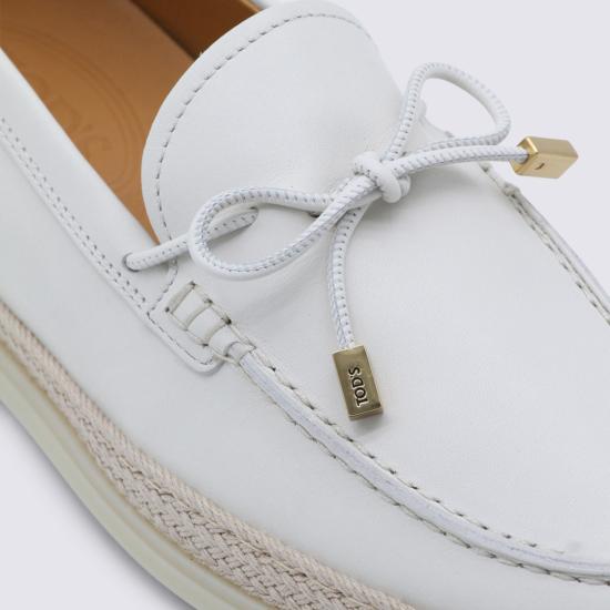 26SS 토즈 플랫 슈즈 XXW92K0JV70N6MB015 White - TODS