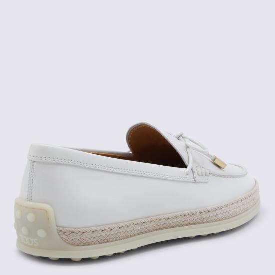 26SS 토즈 플랫 슈즈 XXW92K0JV70N6MB015 White - TODS
