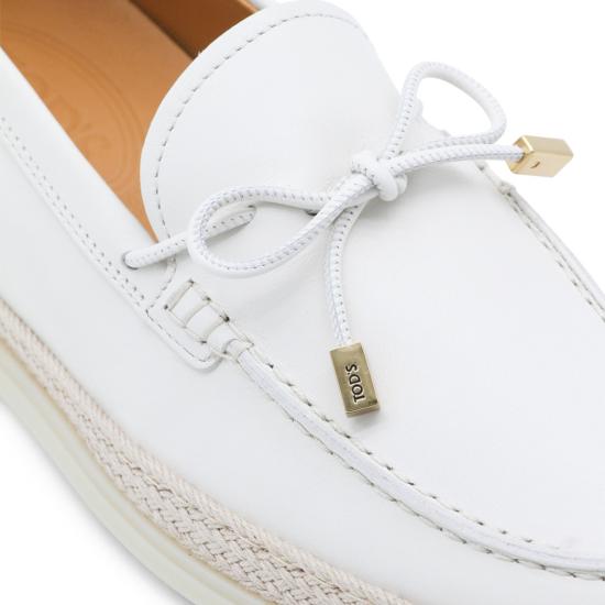 26SS 토즈 플랫 슈즈 XXW92K0JV70N6MB015 White - TODS