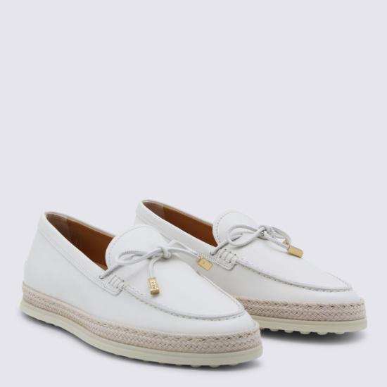 26SS 토즈 플랫 슈즈 XXW92K0JV70N6MB015 White - TODS