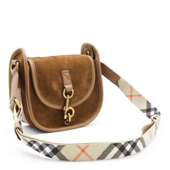 26SS 버버리 미니 B 클립 메신저 백 8120200A3819 Brown - BURBERRY